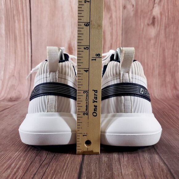 FootJoy FJ Flex XP Mens Size 8 M White Gray Spikeless Golf Shoes Sneakers 56250 - Picture 13 of 15